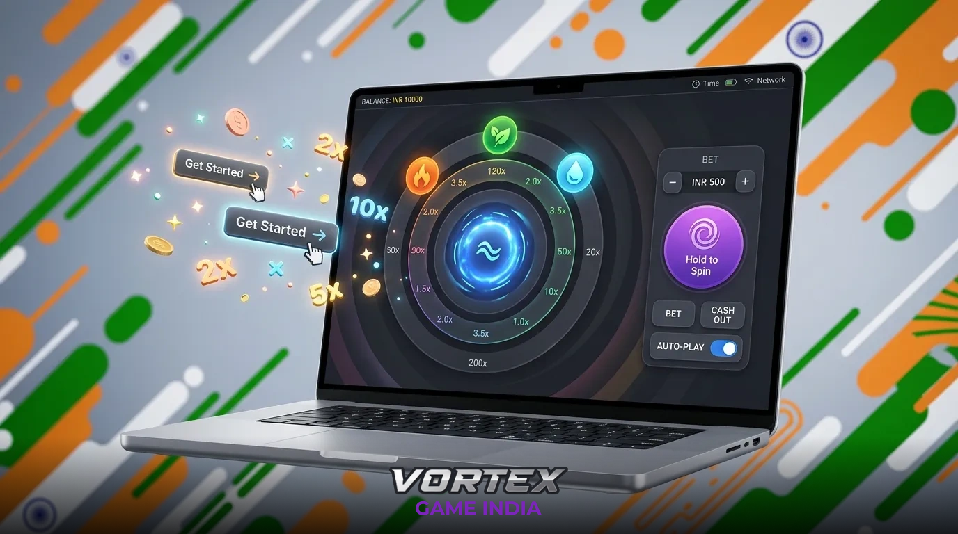 How to start playing Vortex Game India with real money crash gameplay